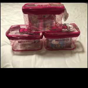 Set of 3 Hello kitty carry all cases